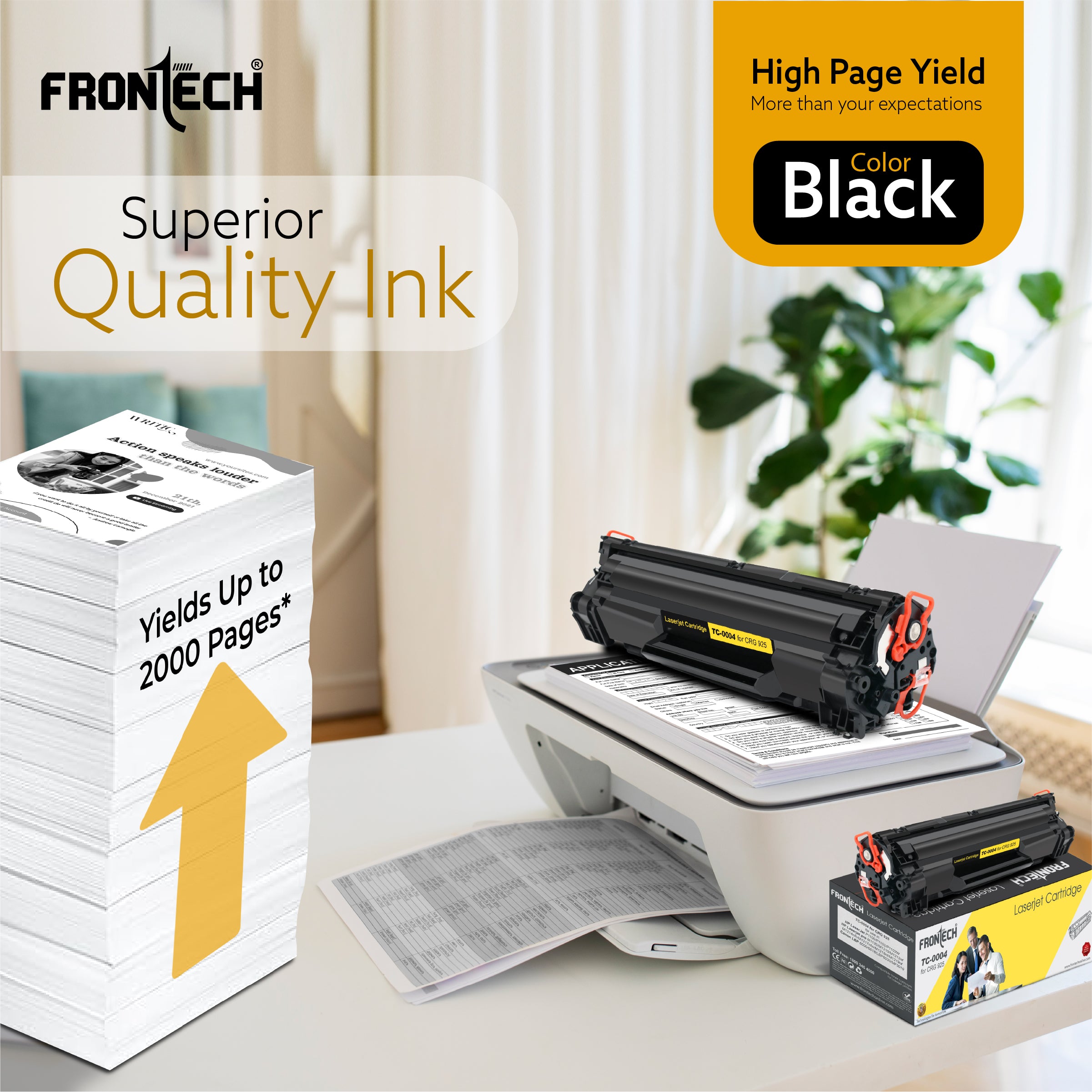 Frontech CRG-925 Toner Cartridge | Compatible with HP LaserJet P1100-MF3010 Series (TC-0004) Frontech CRG-925 Toner Cartridge | Compatible with HP LaserJet P1100-MF3010 Series (TC-0004)